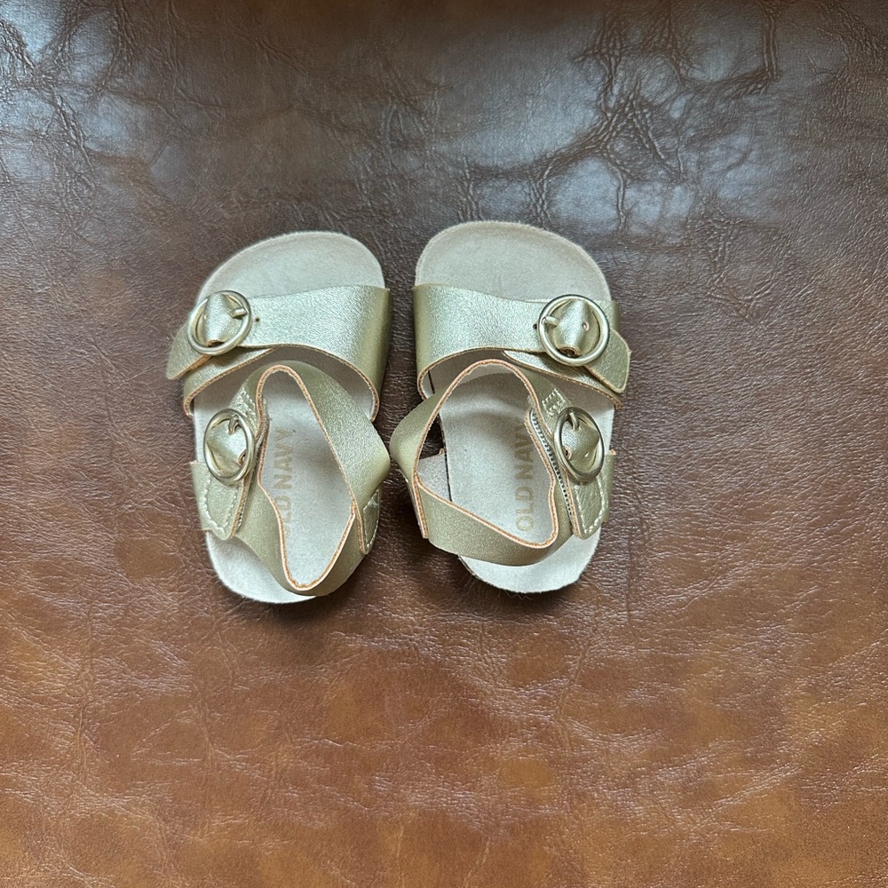 Gold Baby Girl Sandals